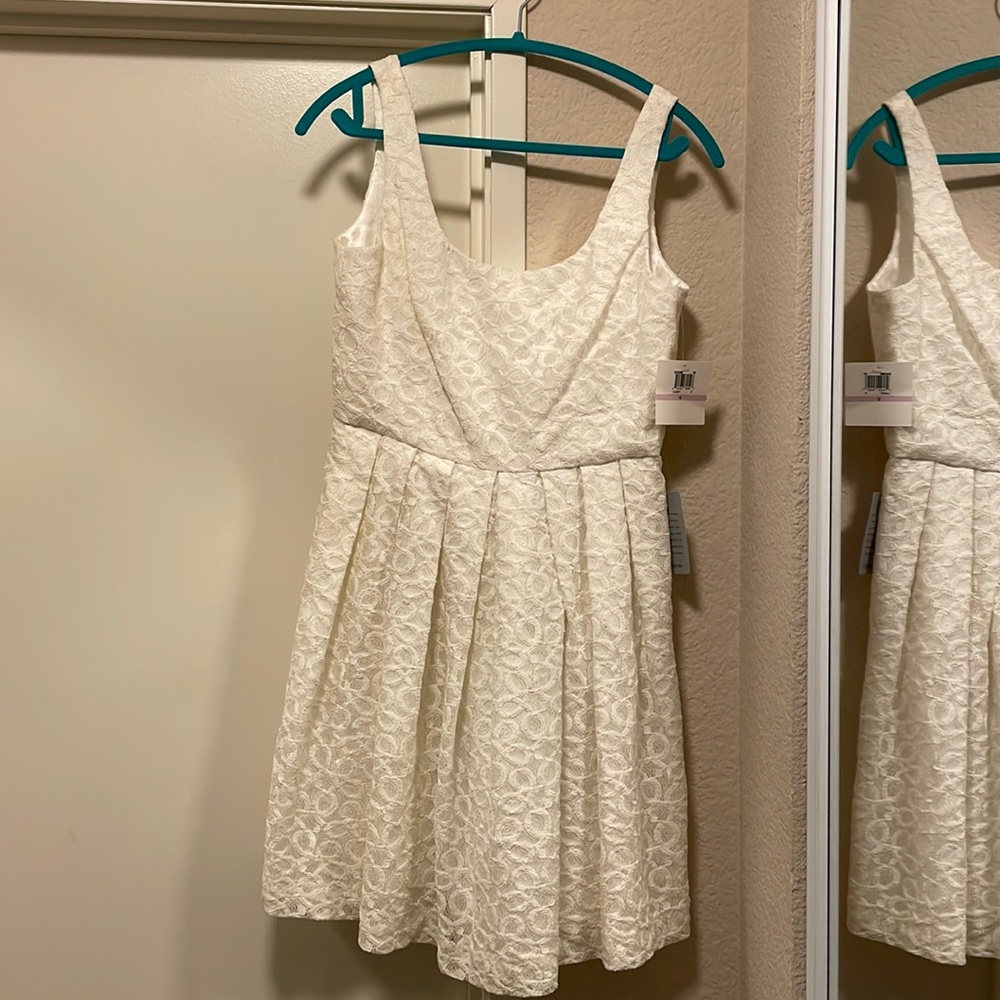 Donna Morgan white dress